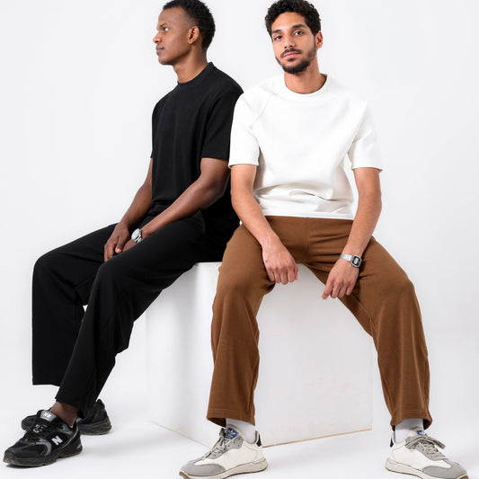 Light-Weight Cotton Brown sweat Pant